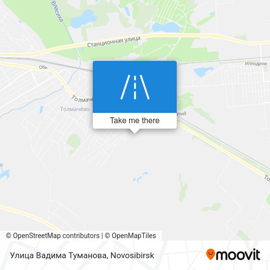 Улица Вадима Туманова map