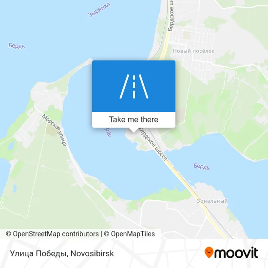 Улица Победы map