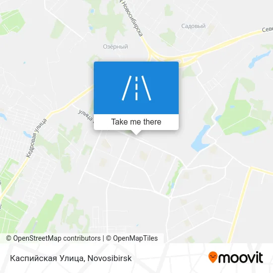 Каспийская Улица map
