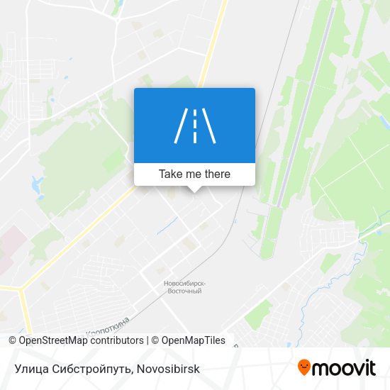 Улица Сибстройпуть map