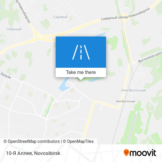10-Я Аллея map