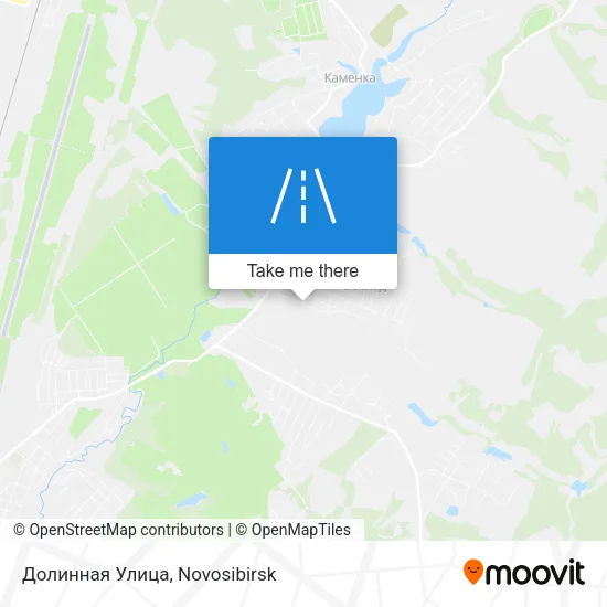 Долинная Улица map
