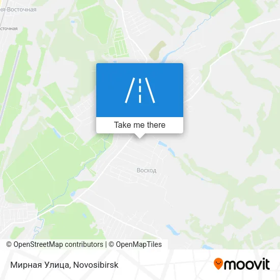 Мирная Улица map