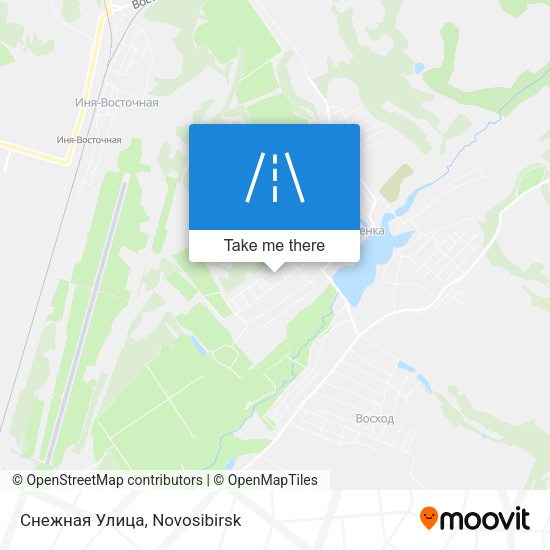 Снежная Улица map
