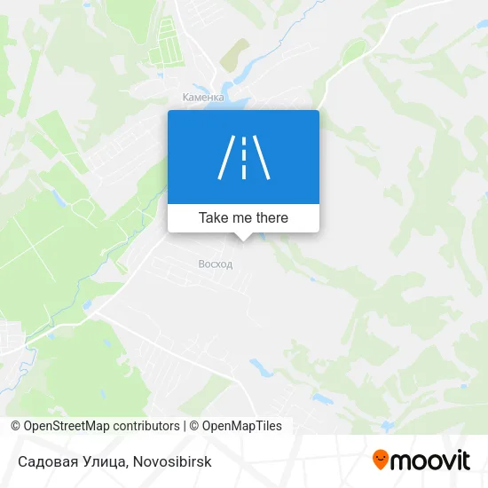 Садовая Улица map
