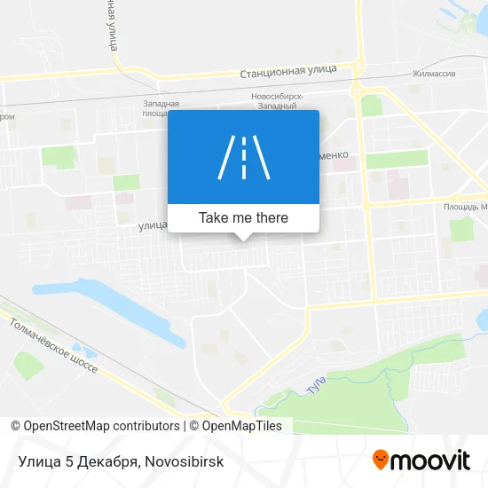 Улица 5 Декабря map