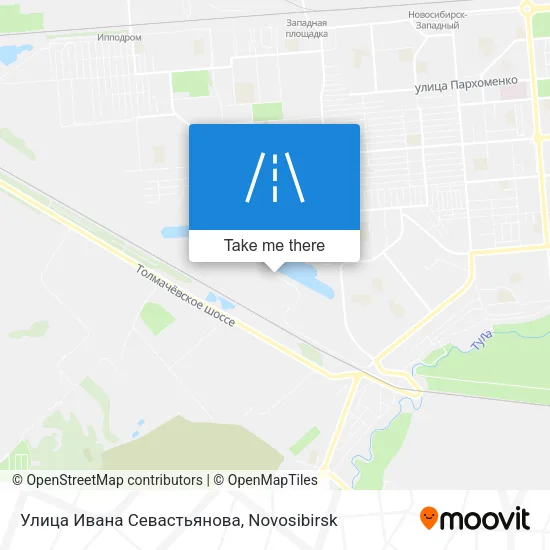 Улица Ивана Севастьянова map