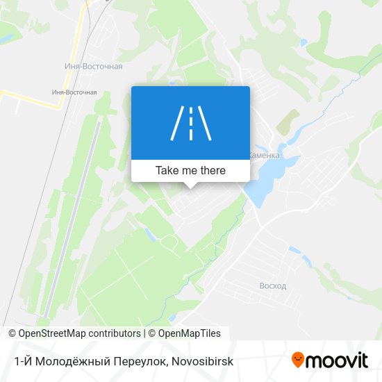 1-Й Молодёжный Переулок map