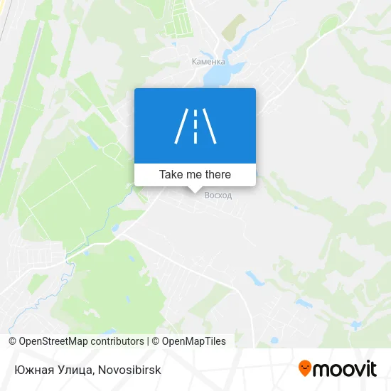 Южная Улица map