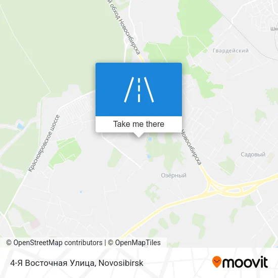 4-Я Восточная Улица map