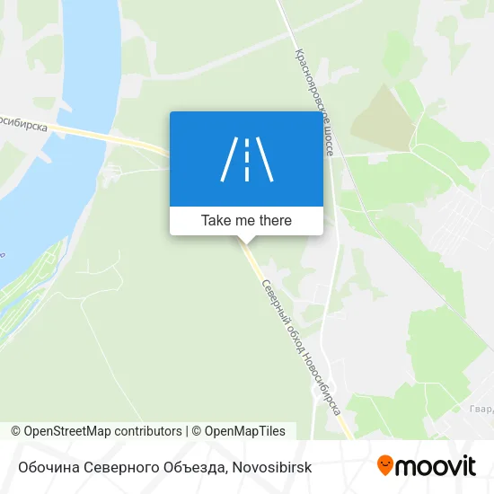 Обочина Северного Объезда map