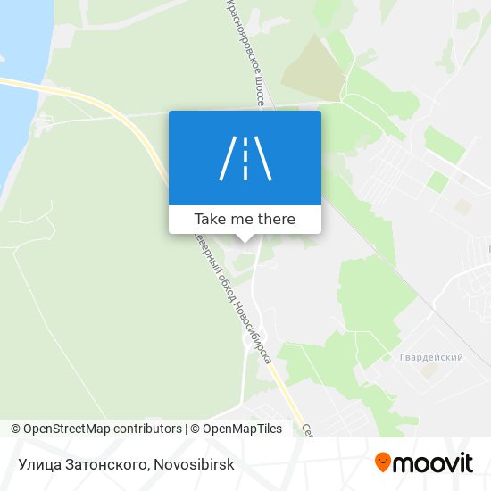 Улица Затонского map