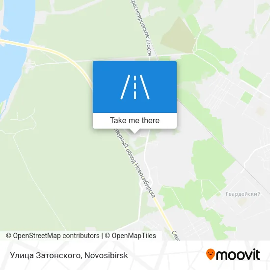 Улица Затонского map