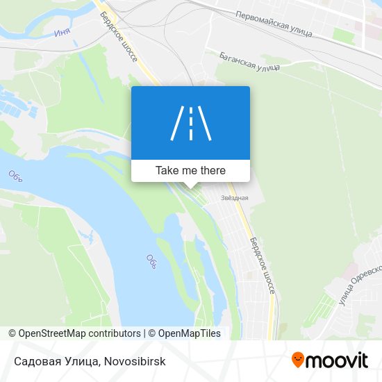 Садовая Улица map