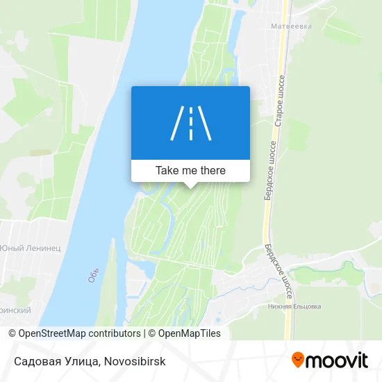 Садовая Улица map