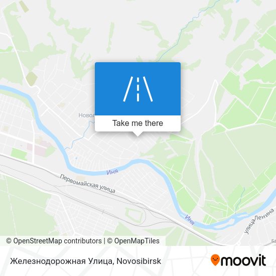 Железнодорожная Улица map