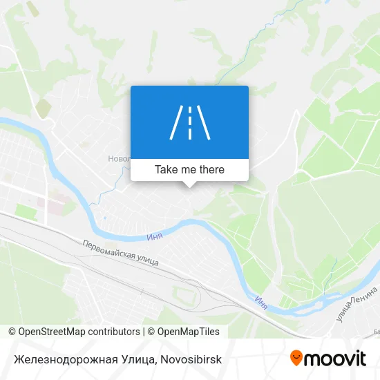Железнодорожная Улица map