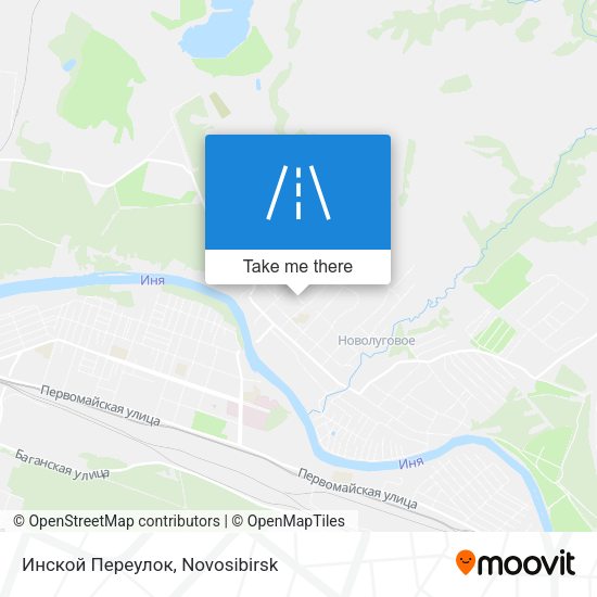 Инской Переулок map