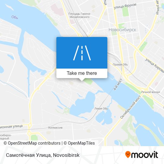 Самотёчная Улица map