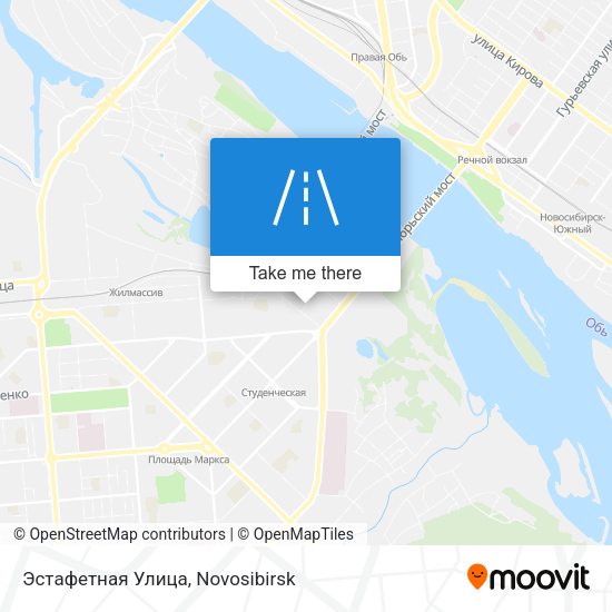 Эстафетная Улица map