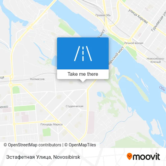 Эстафетная Улица map