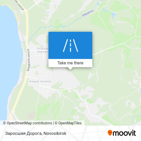 Заросшая Дорога map