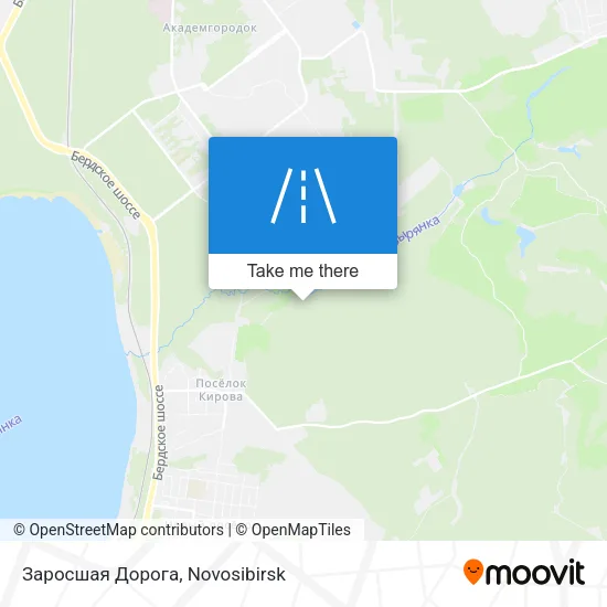 Заросшая Дорога map