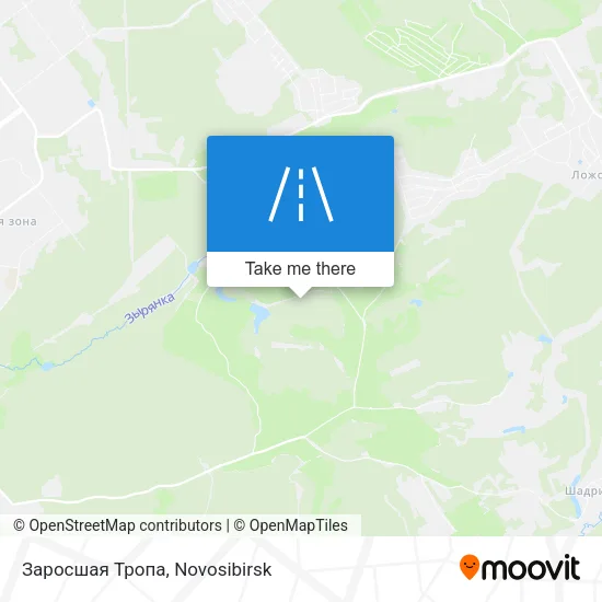 Заросшая Тропа map
