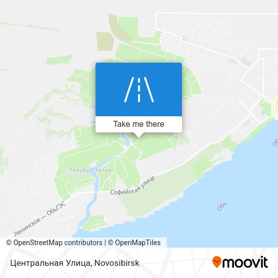 Центральная Улица map