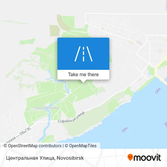 Центральная Улица map