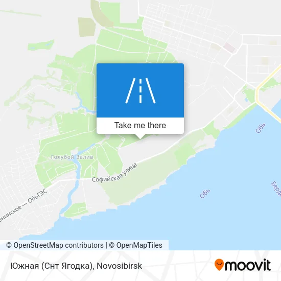 Южная (Снт Ягодка) map