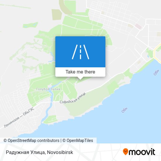 Радужная Улица map