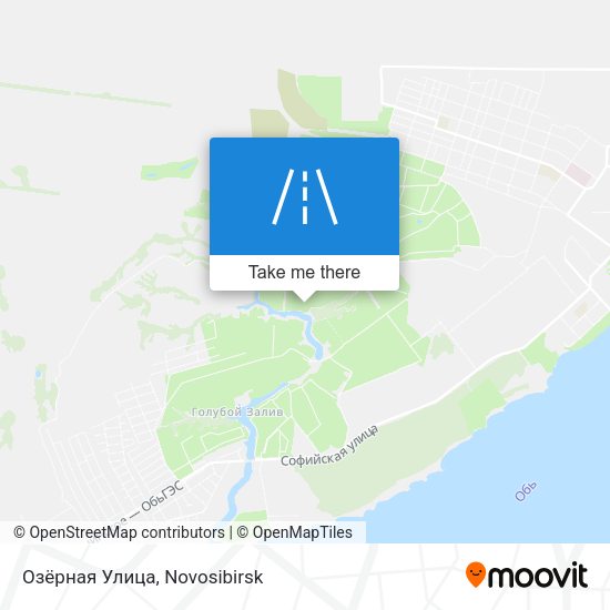 Озёрная Улица map