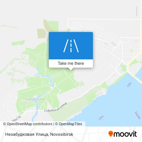 Незабудковая Улица map