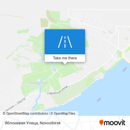 Яблоневая Улица map