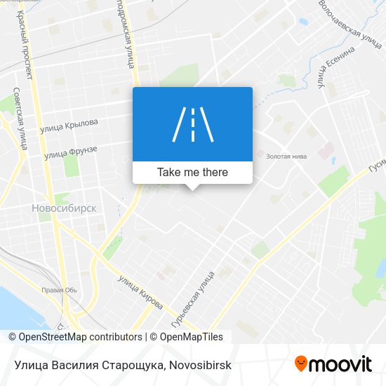 Улица Василия Старощука map