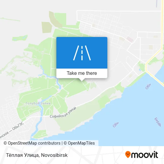 Тёплая Улица map
