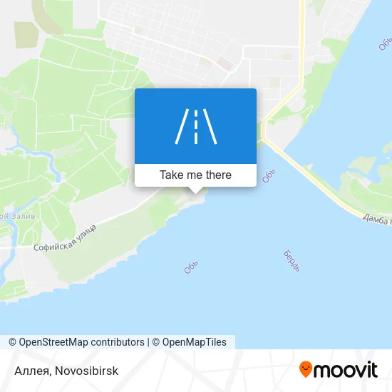 Аллея map