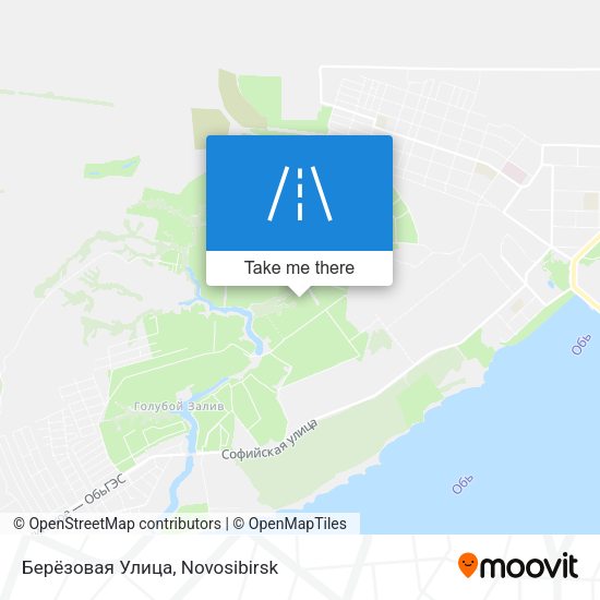 Берёзовая Улица map