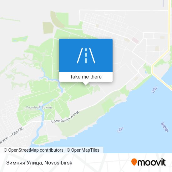 Зимняя Улица map