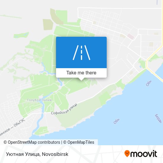 Уютная Улица map