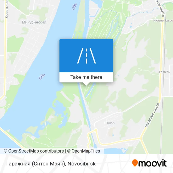 Гаражная (Снтсн Маяк) map