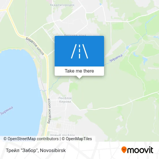 Трейл "Забор" map