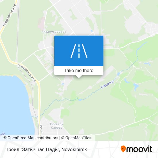 Трейл "Затычная Падь" map