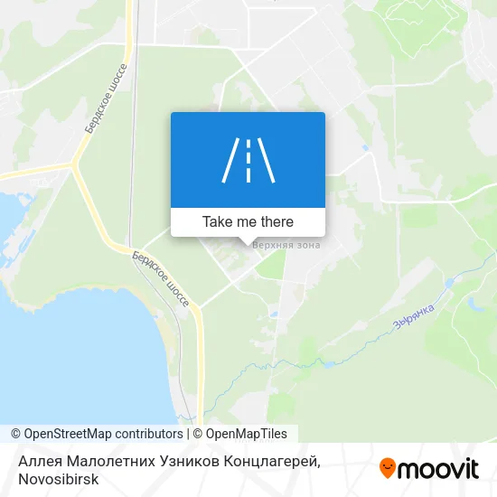 Аллея Малолетних Узников Концлагерей map