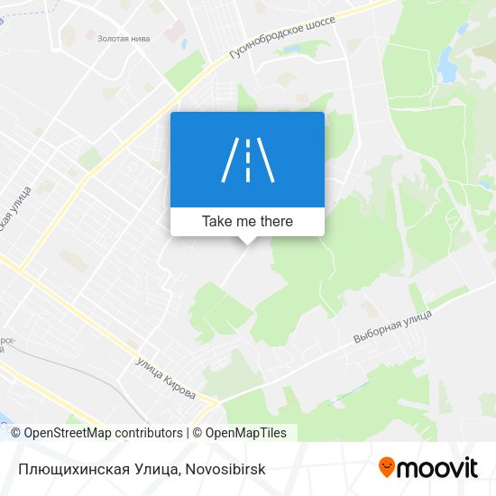 Плющихинская Улица map