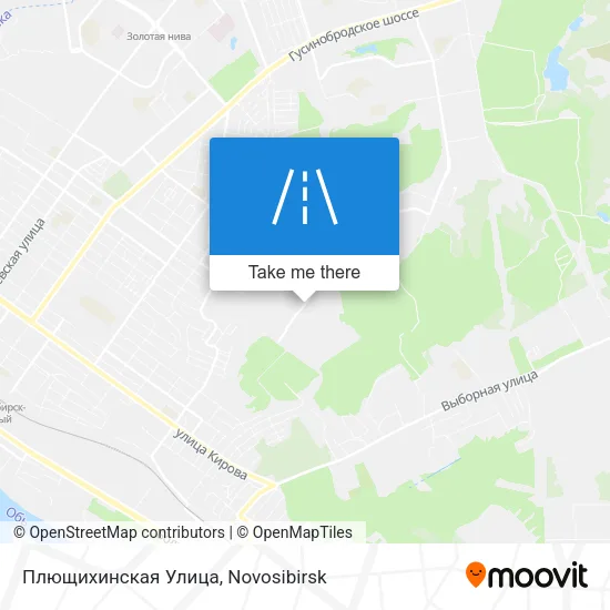 Плющихинская Улица map