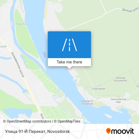 Улица 91-Й Перекат map