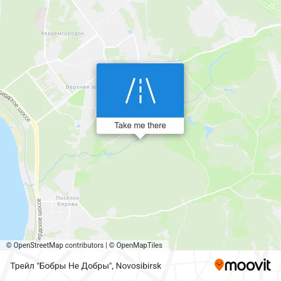 Трейл "Бобры Не Добры" map