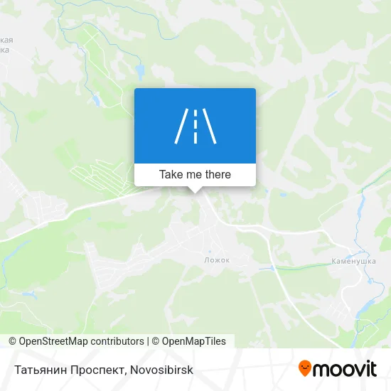 Татьянин Проспект map